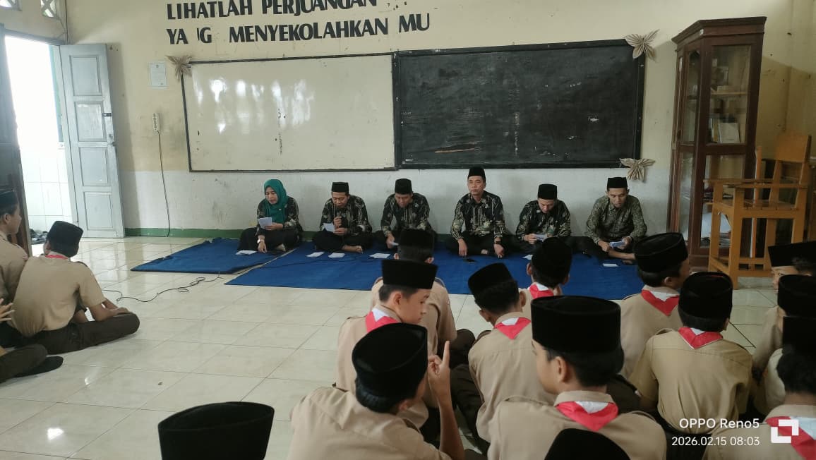Sambut Ramadhan, MTs Sunan Muria Kelet Gelar Ruwahan Masal dan Doa Bersama